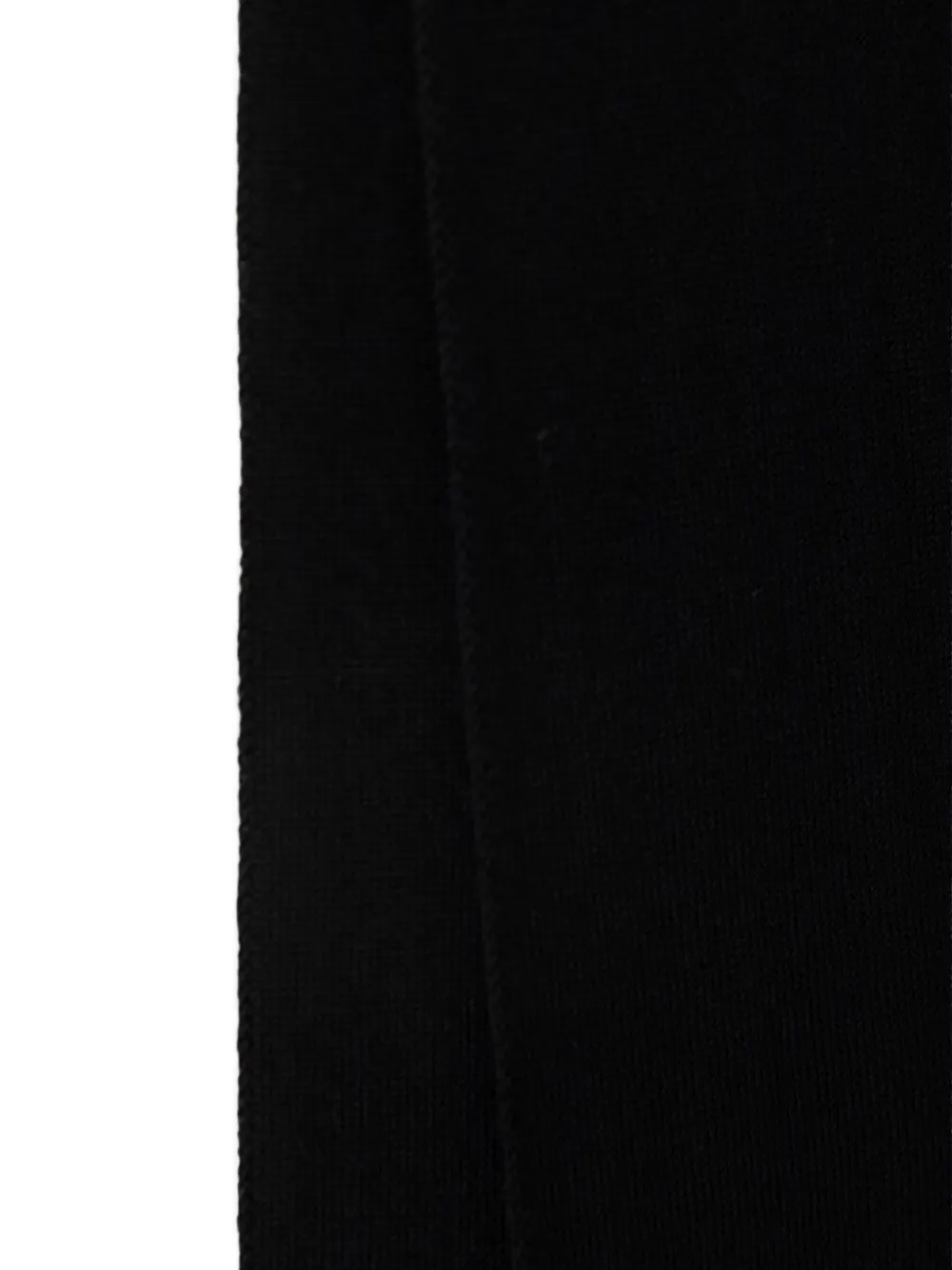 Armani Exchange logo-embroidered knitted scarf Zwart