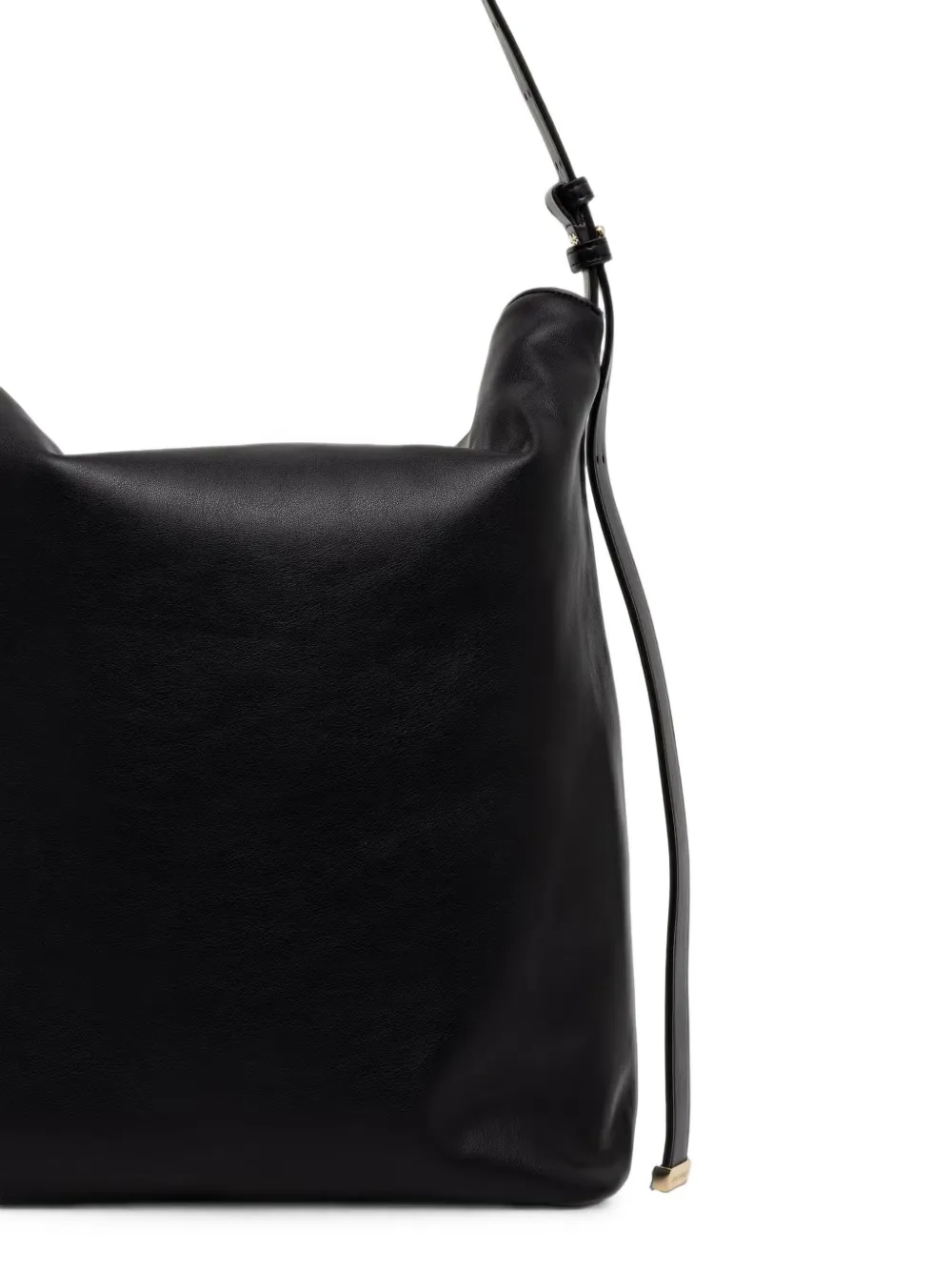 Armani Exchange logo-print drawstring tote bag Zwart