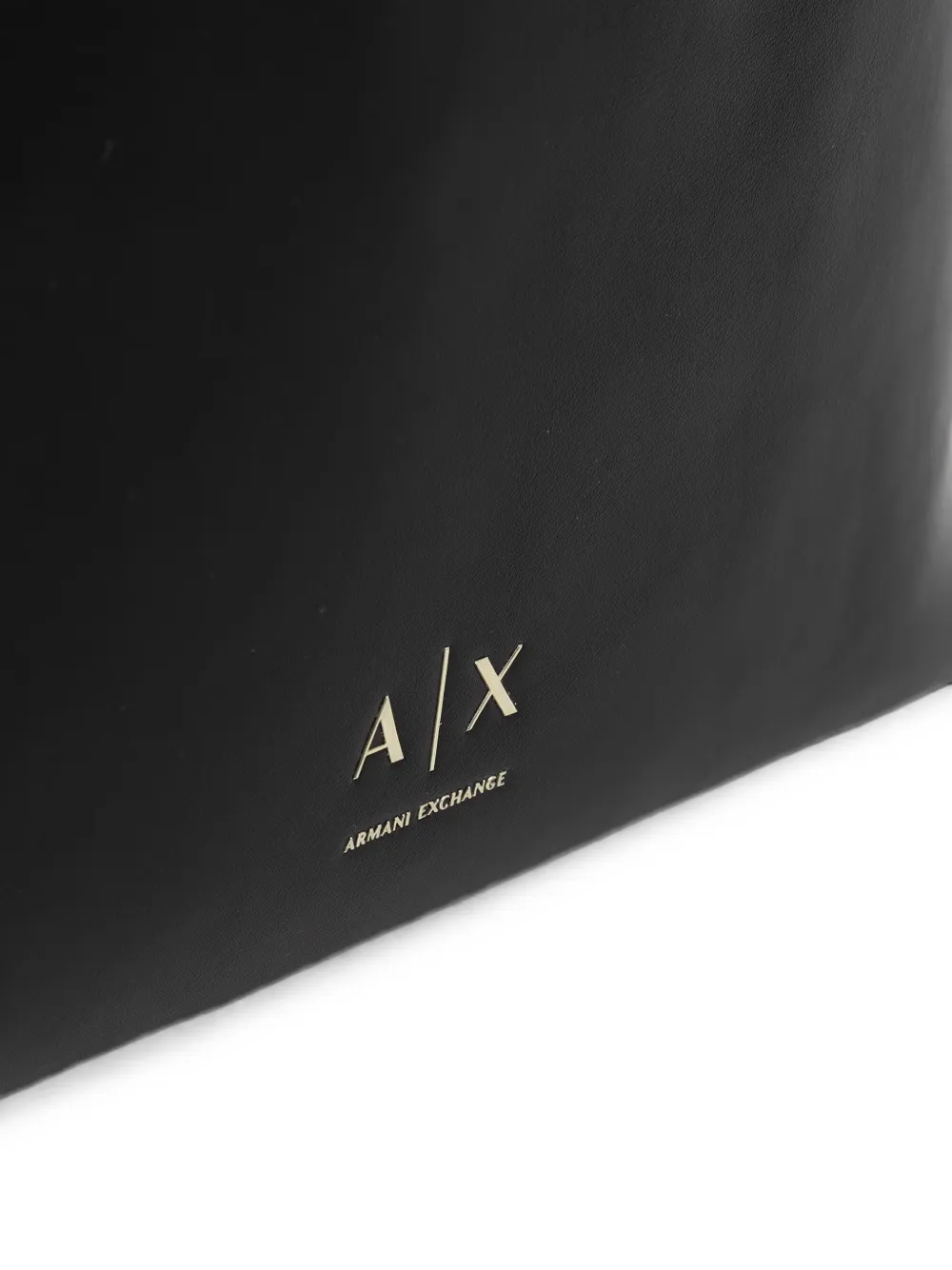 Armani Exchange logo-print drawstring tote bag Zwart