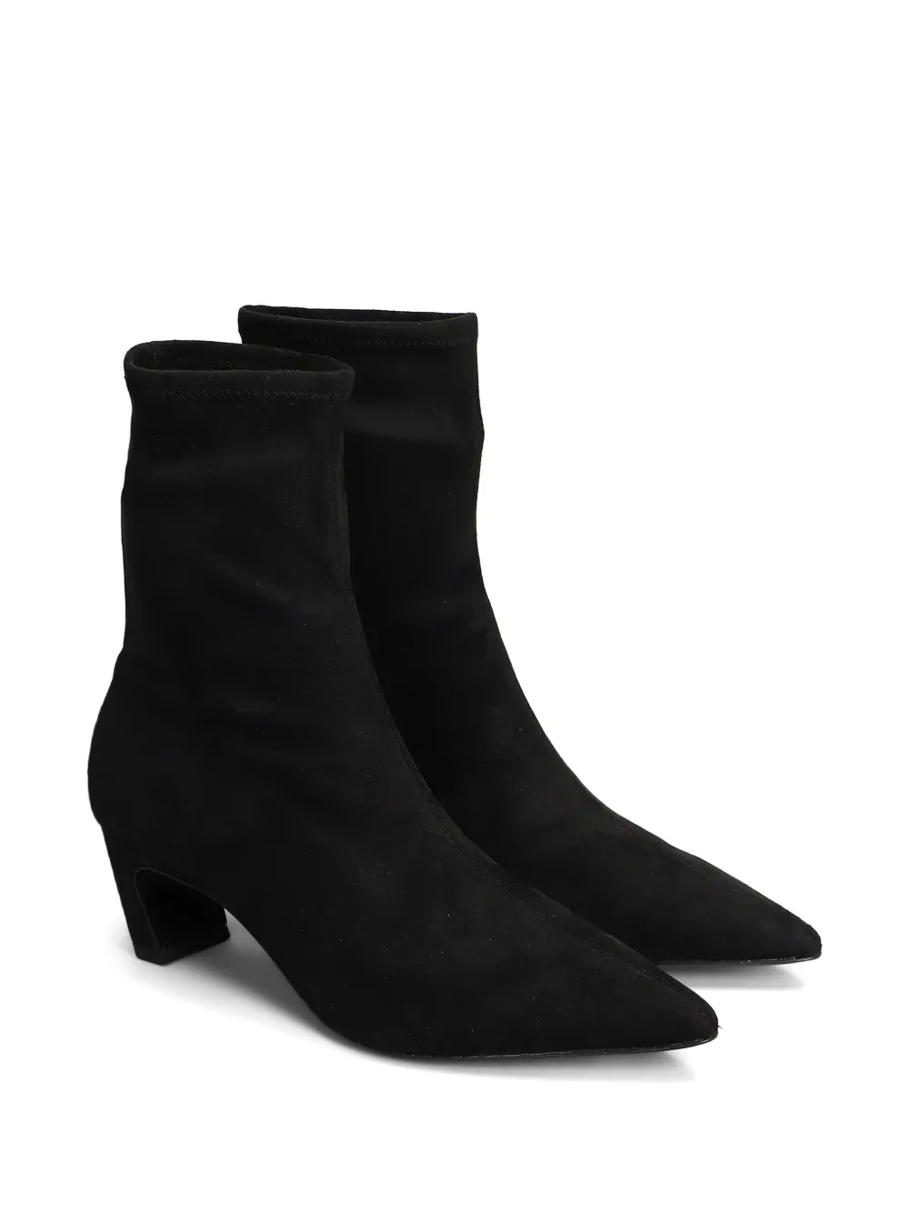 Ash Viva pointed-toe ankle boots Zwart