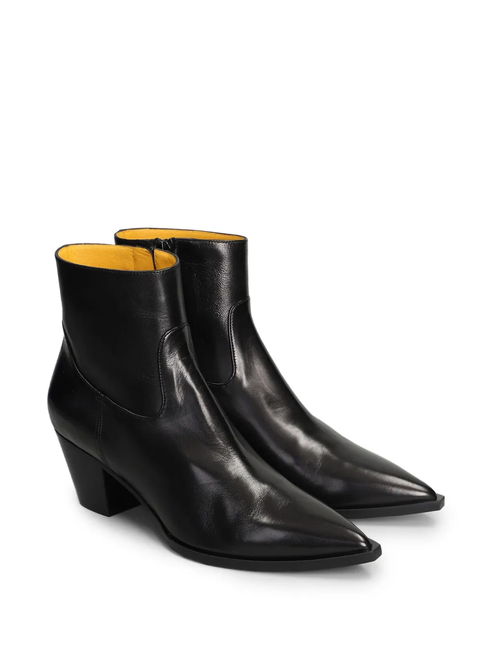 mara bini pointed-toe ankle boots Zwart