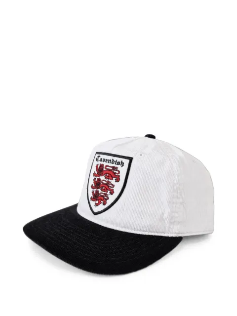 Cavendish logo-patch corduroy baseball cap