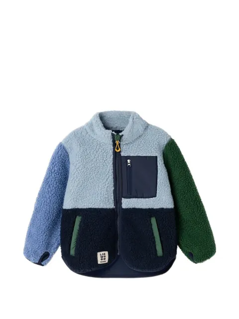 Liewood Nolan colour-block borg jacket