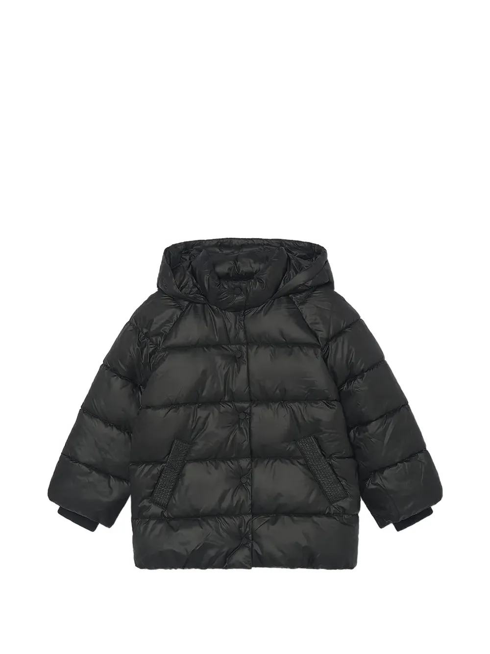 Mayoral quilted hooded jacket - Nero