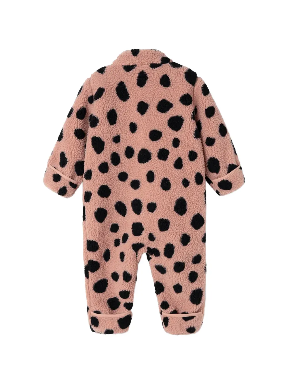 Liewood Nolano fleece jumpsuit met luipaardprint Roze