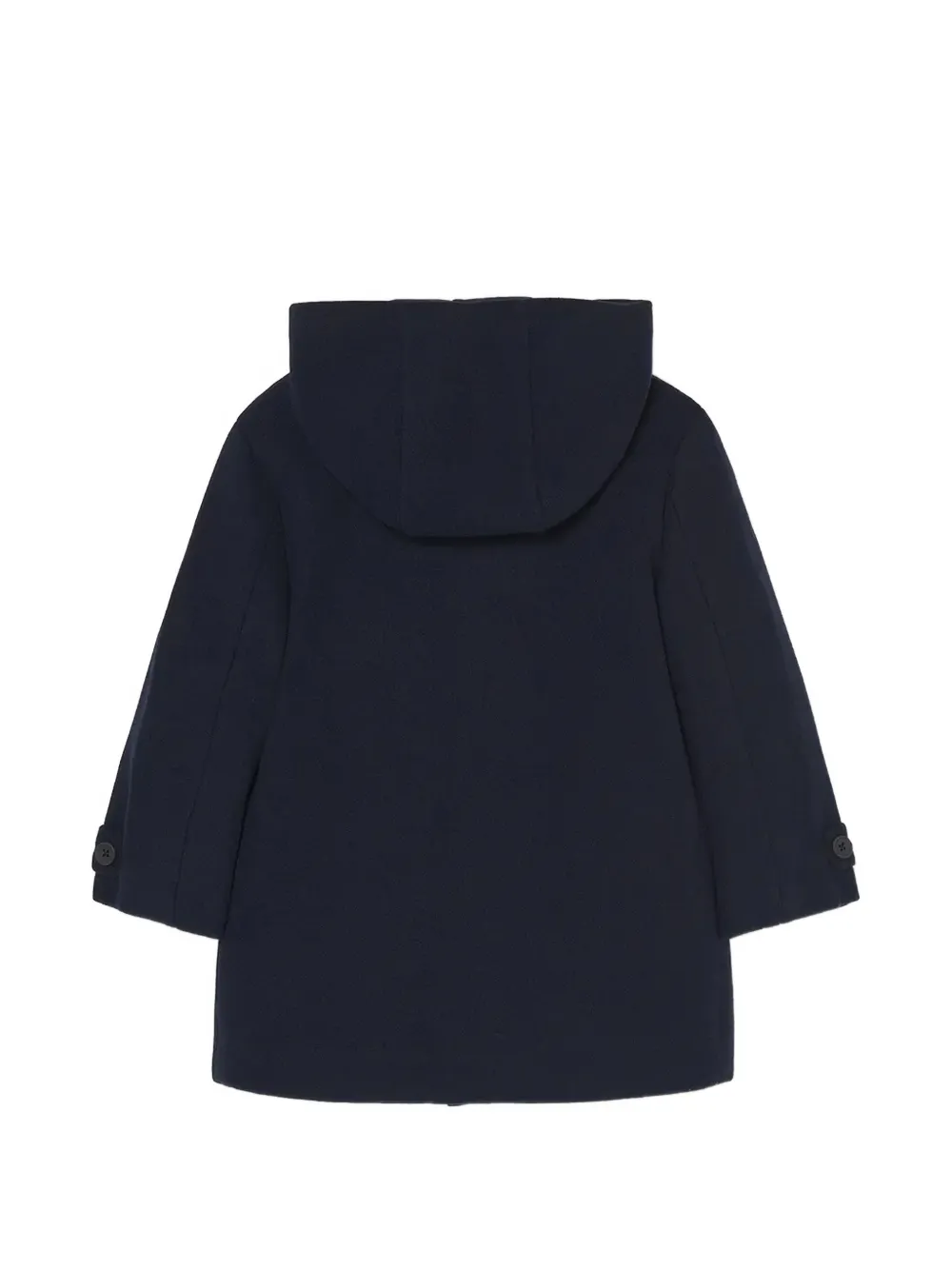 Mayoral hooded toggle-fastening coat Blauw