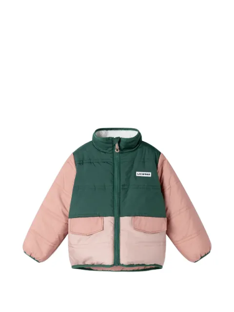Liewood Franka colour-block quilted jacket