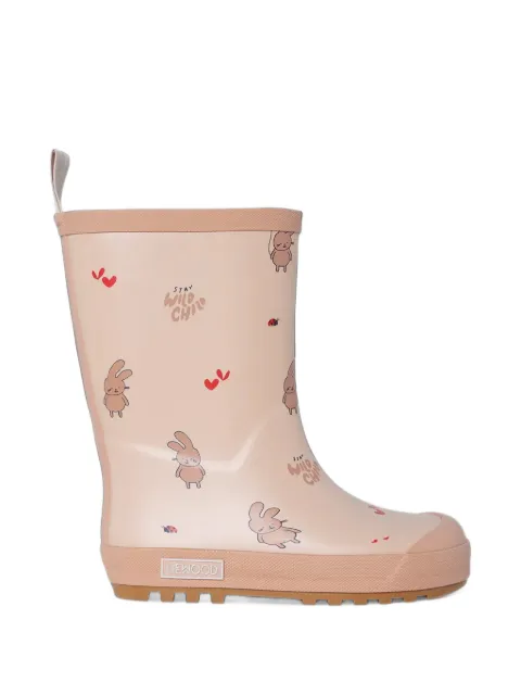 Liewood rabbit-print boots