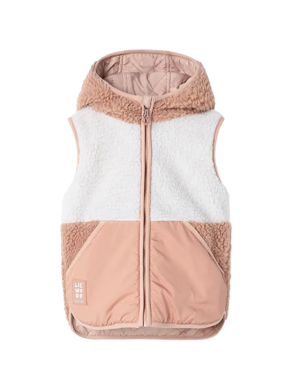 Liewood gilet matelassé Diana à design réversible - Rose