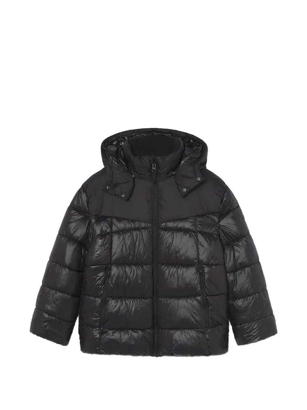 Mayoral hooded quilted jacket - Nero