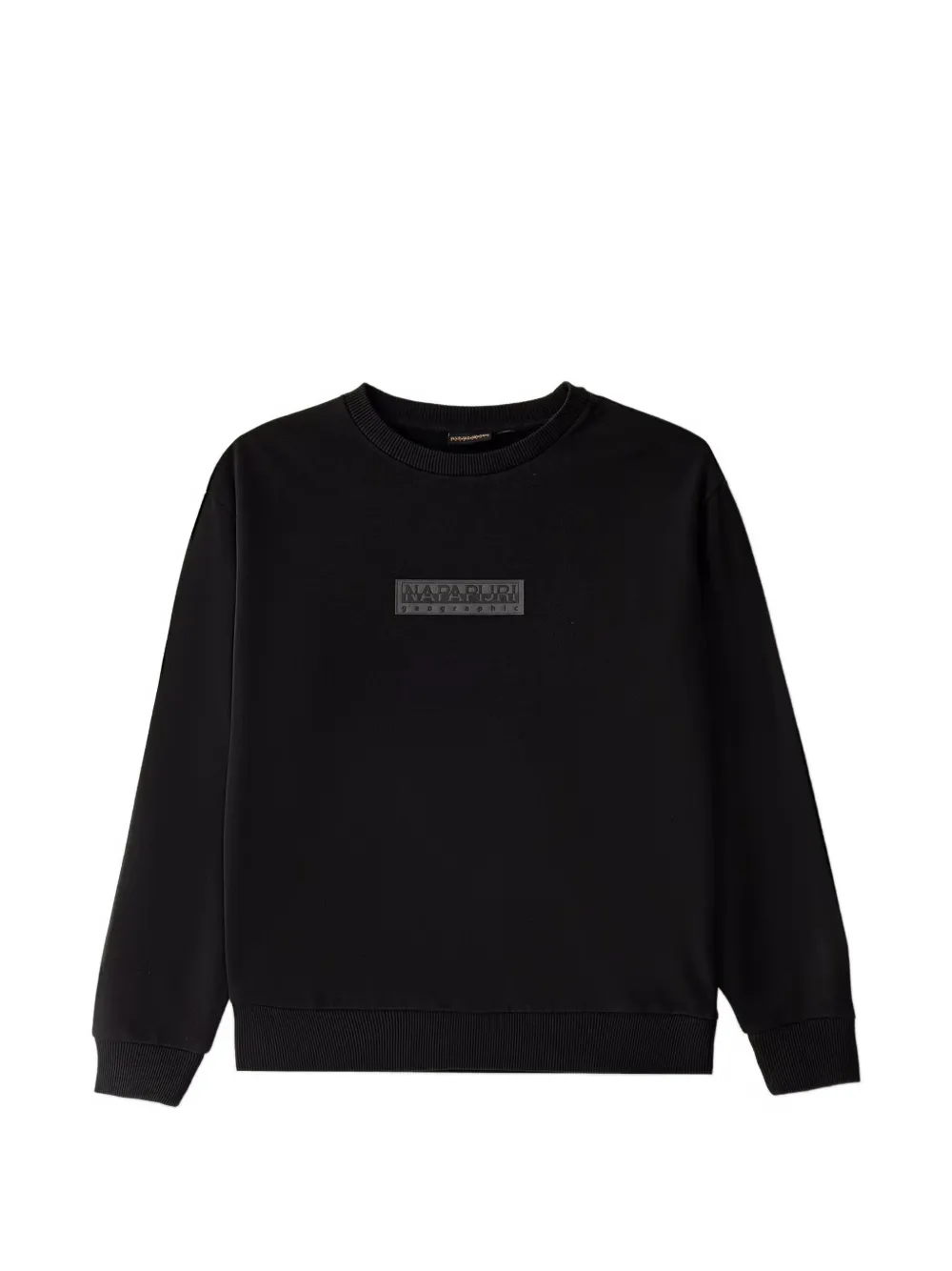 Napapjiri Kids logo-patch sweatshirt - Nero