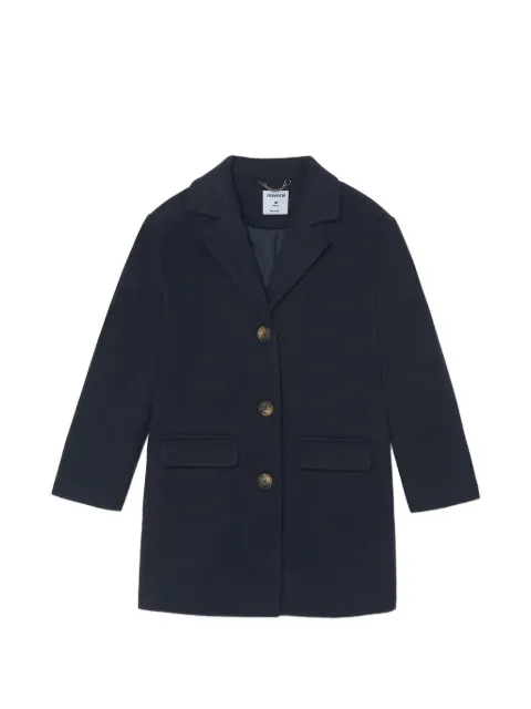 Mayoral single-breasted notched-lapels coat