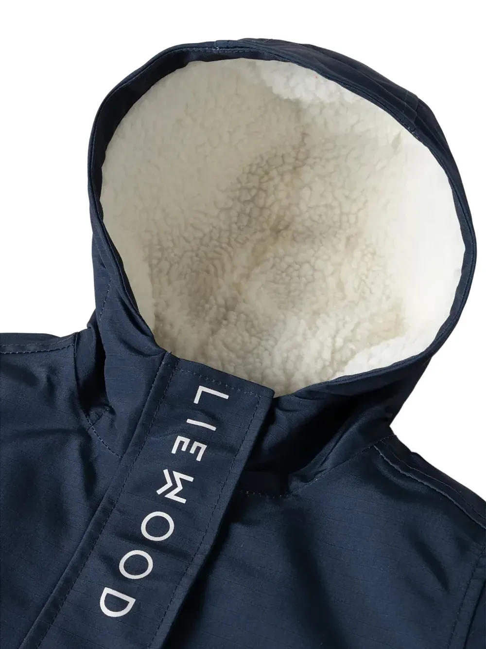 Liewood Timba regenjas met capuchon en logo-print Blauw