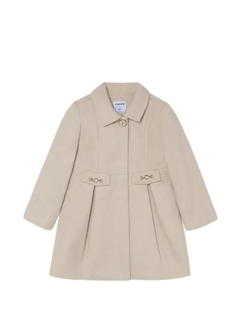 Mayoral horsebit pleated coat