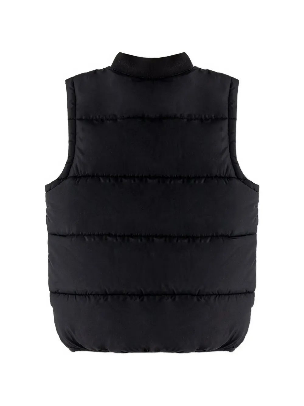 Levi's Kids quilted logo-patch gilet Zwart