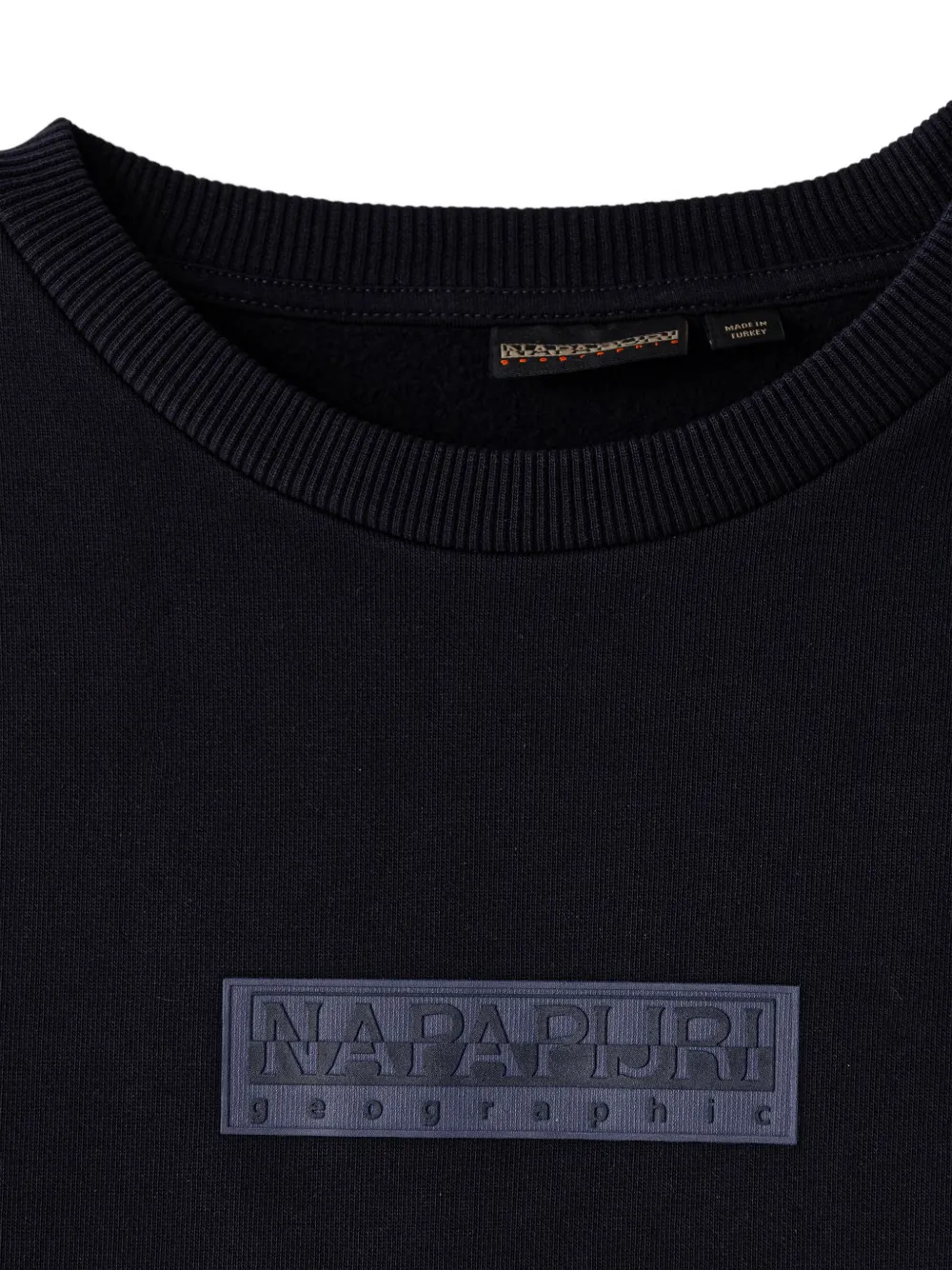 Napapjiri Kids New Box Logo sweater Blauw