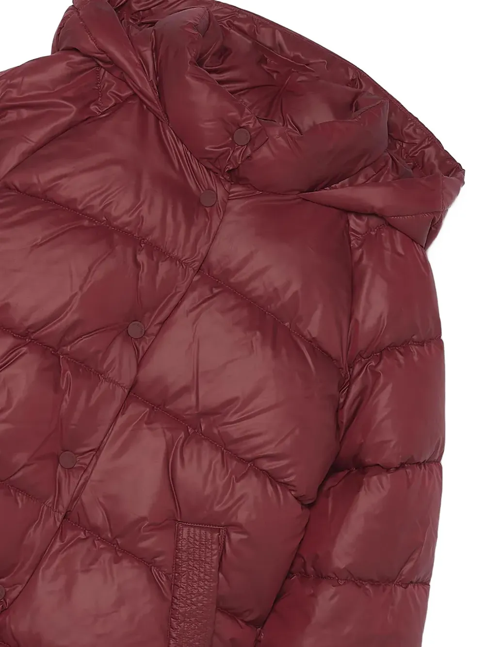 Mayoral quilted hooded jacket Rood