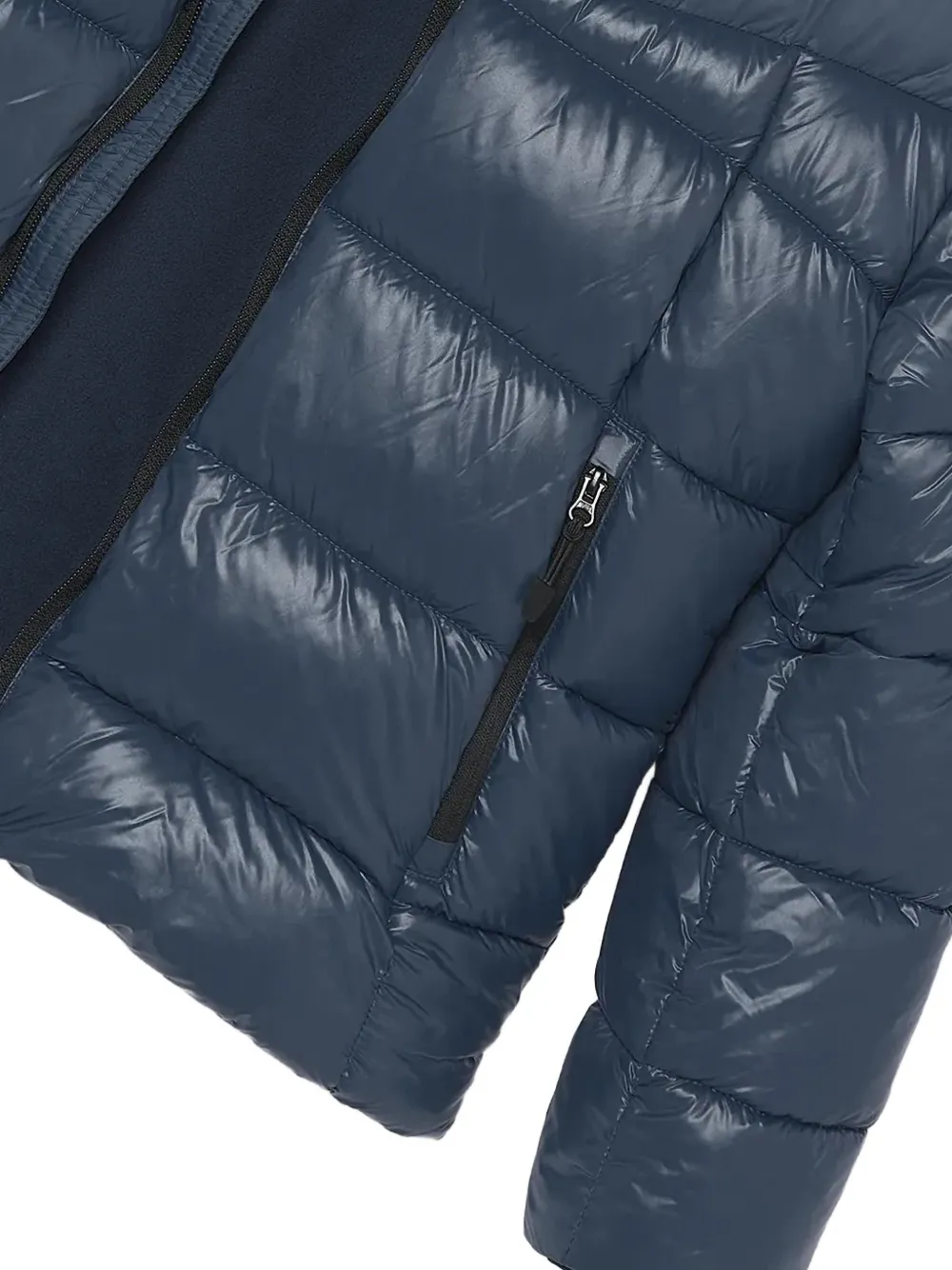 Mayoral quilted hooded jacket Blauw