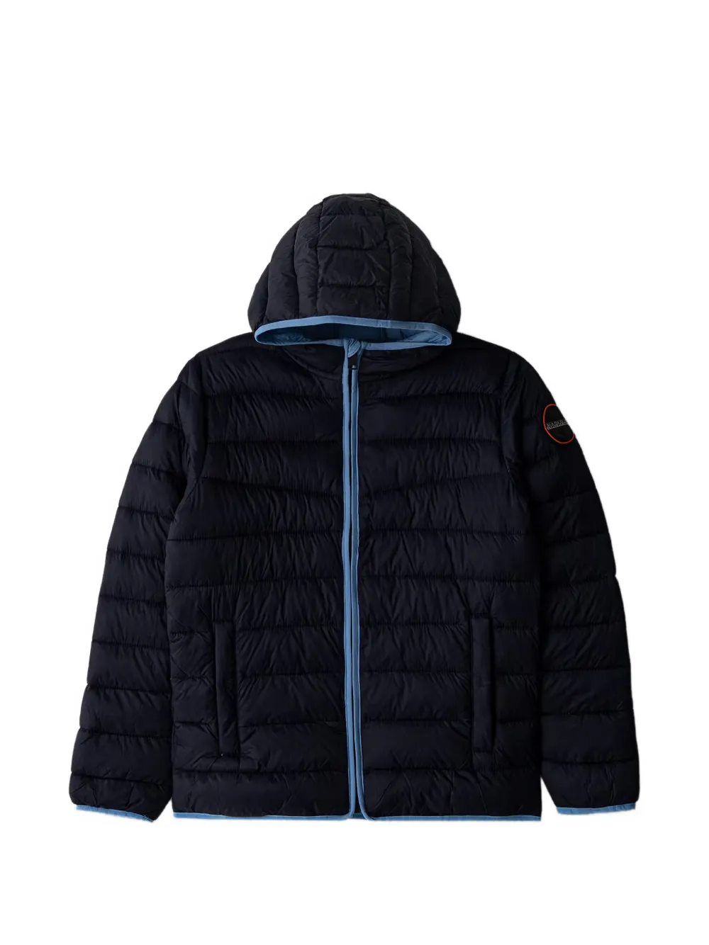 Napapjiri Kids Aerons quilted hooded jacket - Blu