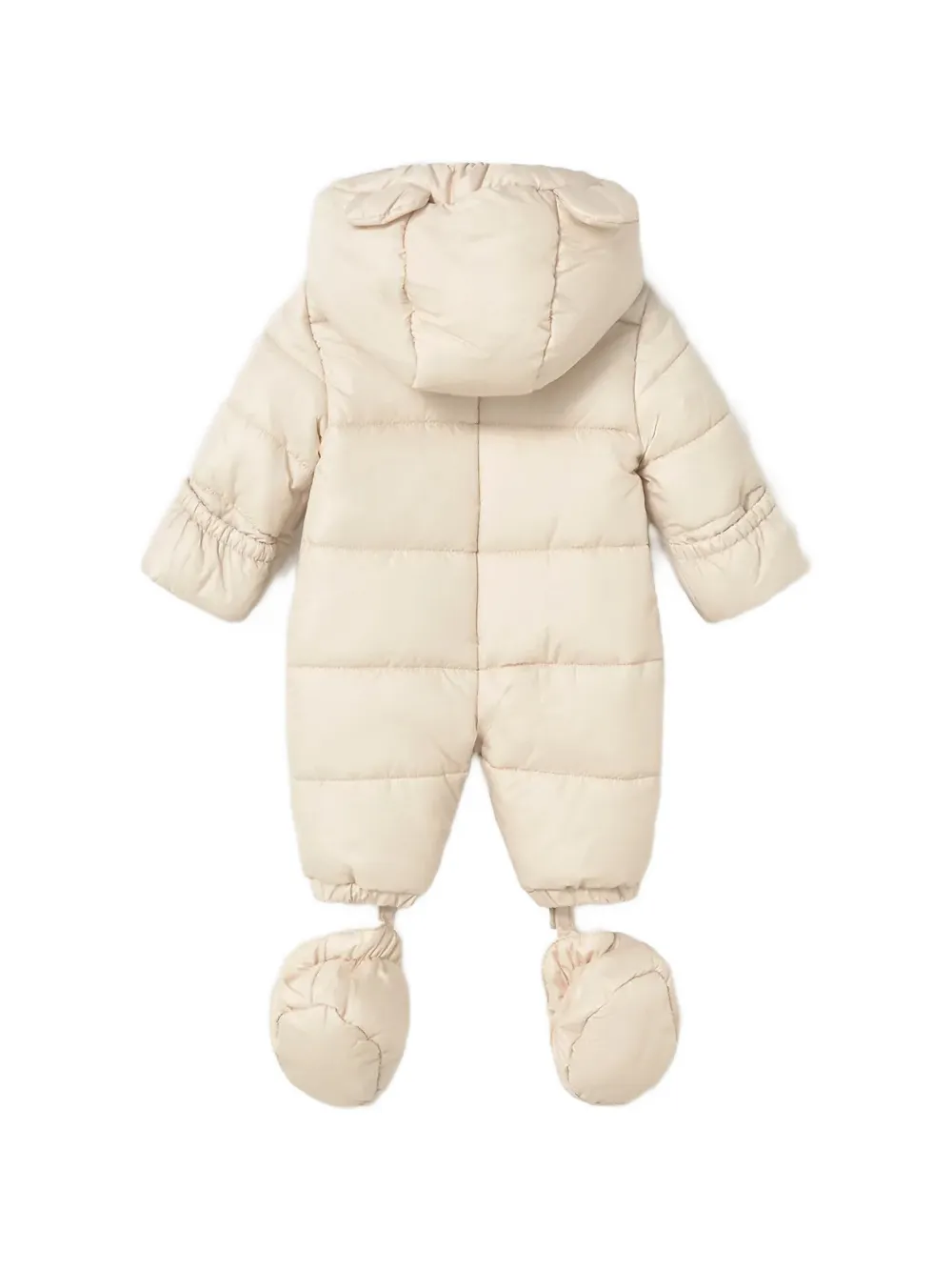 Mayoral quilted padded snowsuit Beige