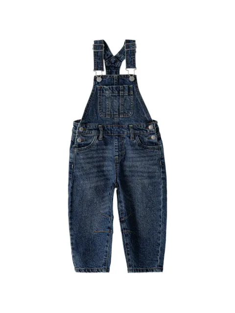 Levi's Kids logo-patch dungarees
