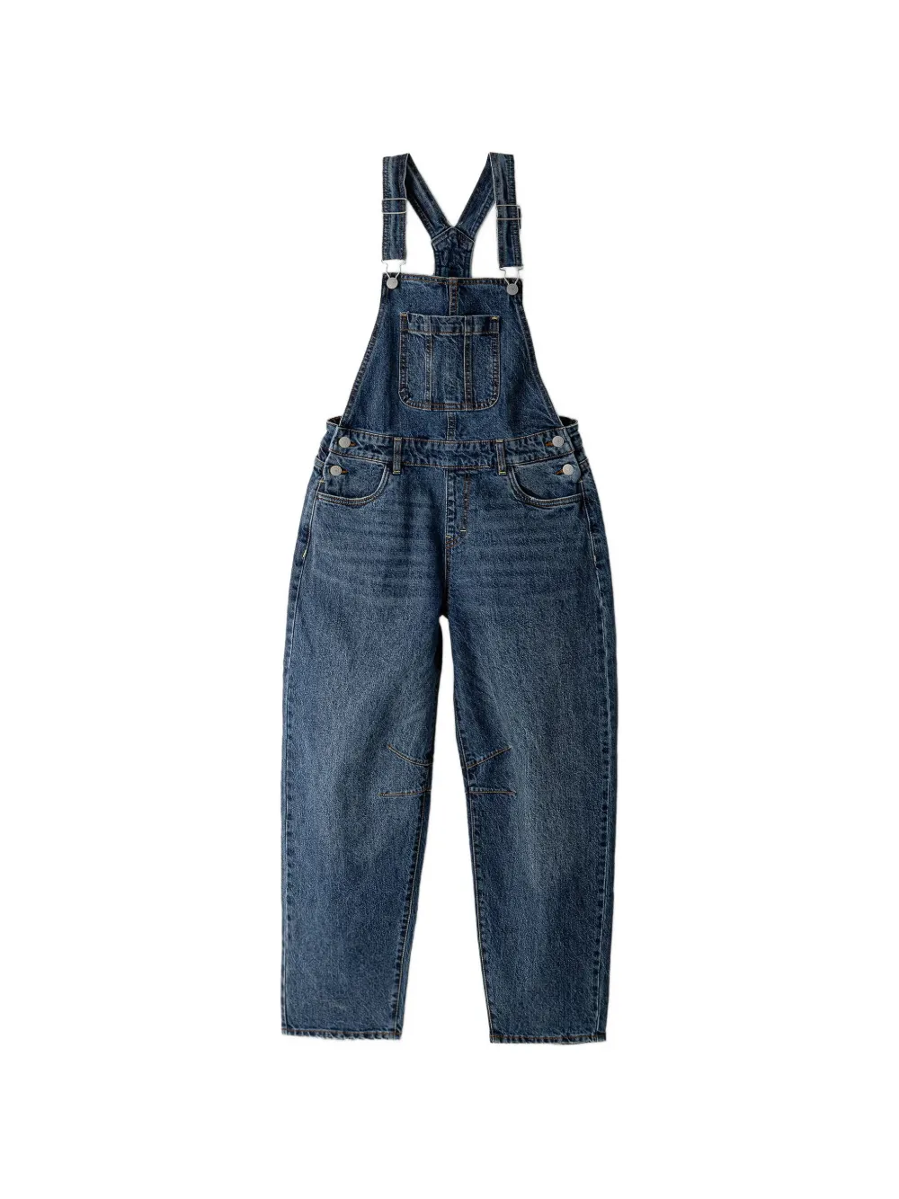 Levi's Kids salopette en jean à effet délavé - Bleu