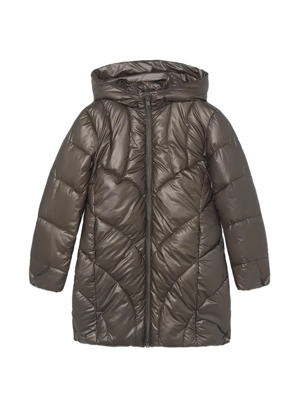 Mayoral quilted hooded coat - Marrone