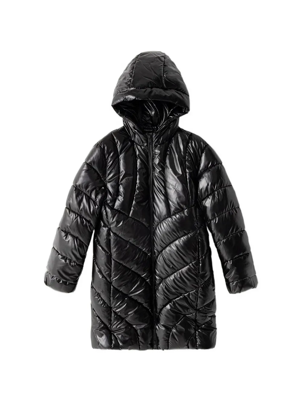 Mayoral quilted hooded coat - Nero