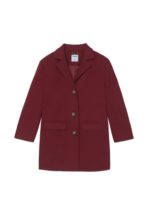 Mayoral notched-lapel single-breasted coat