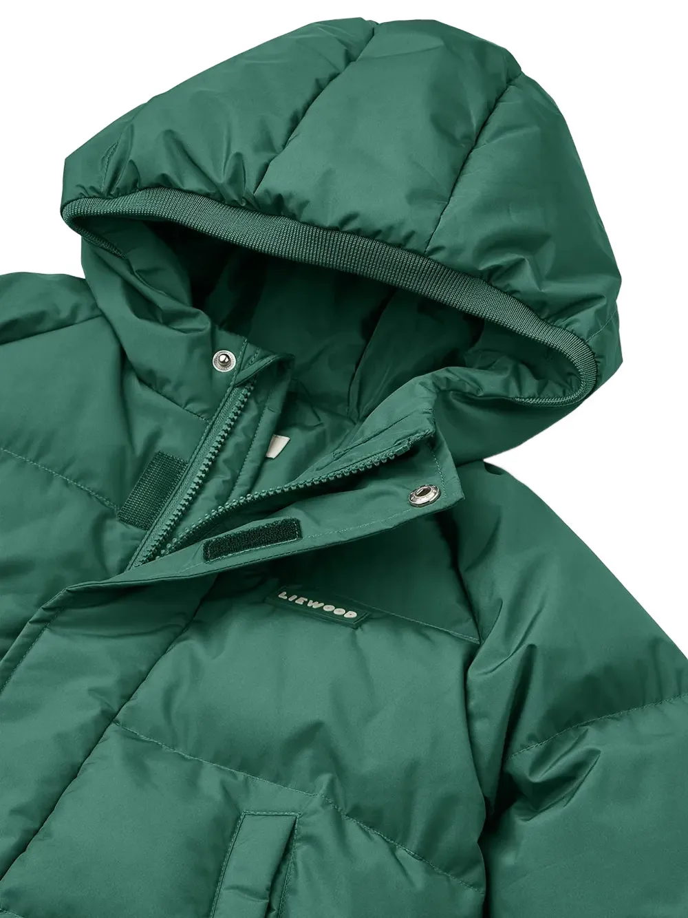 Liewood ADELINA hooded quilted jacket Groen