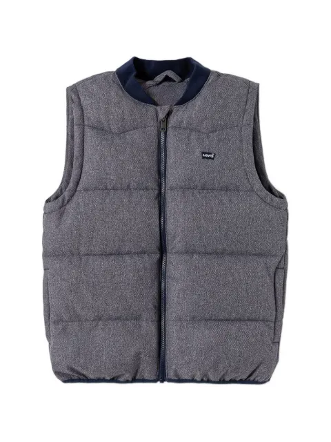 Levi's Kids chaleco capitonado con parche del logo