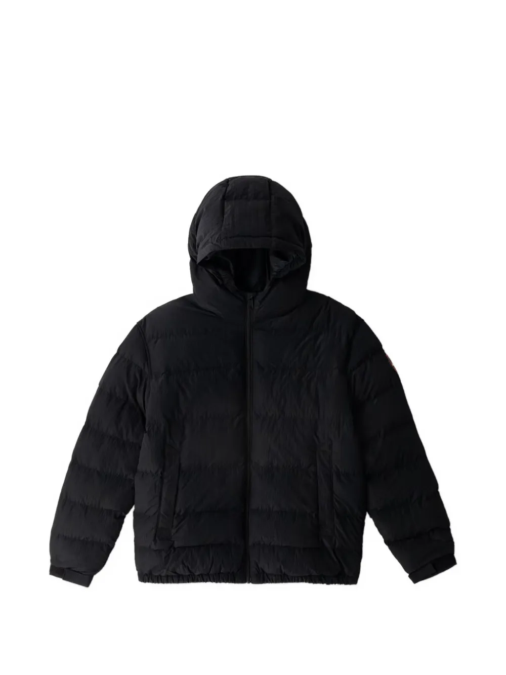 Napapjiri Kids quilted hooded jacket - Nero