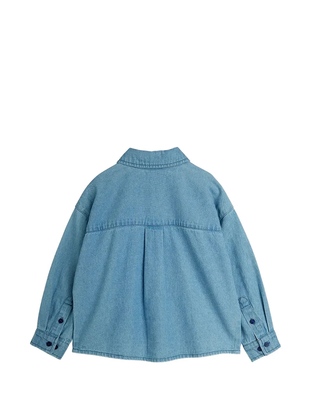 Mini Rodini Skunk denim shirt Blauw