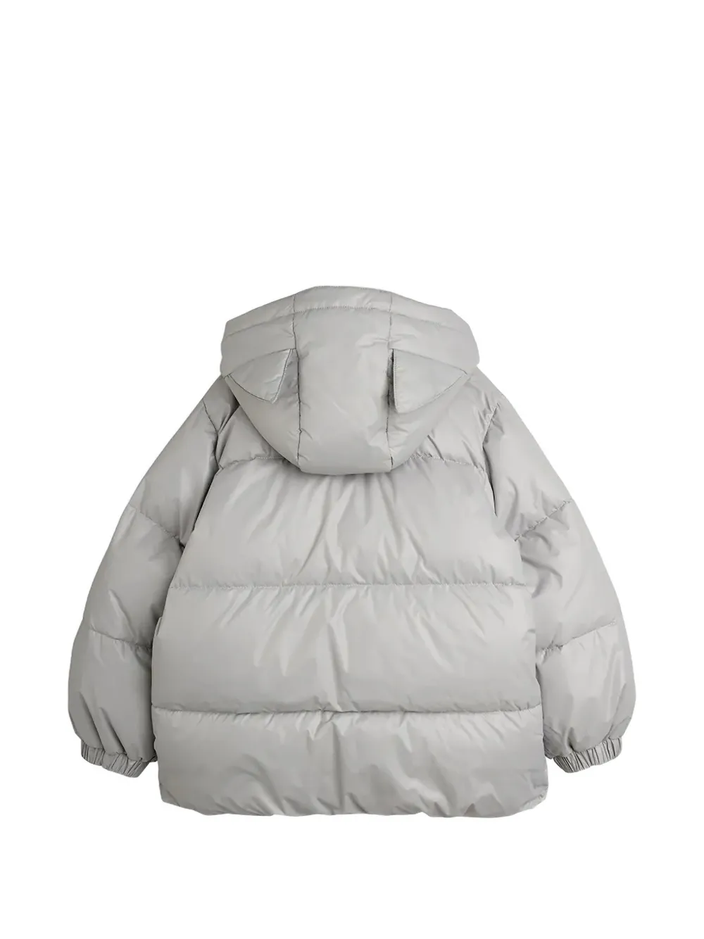 Mini Rodini Cat Ears patch-padded jacket Grijs