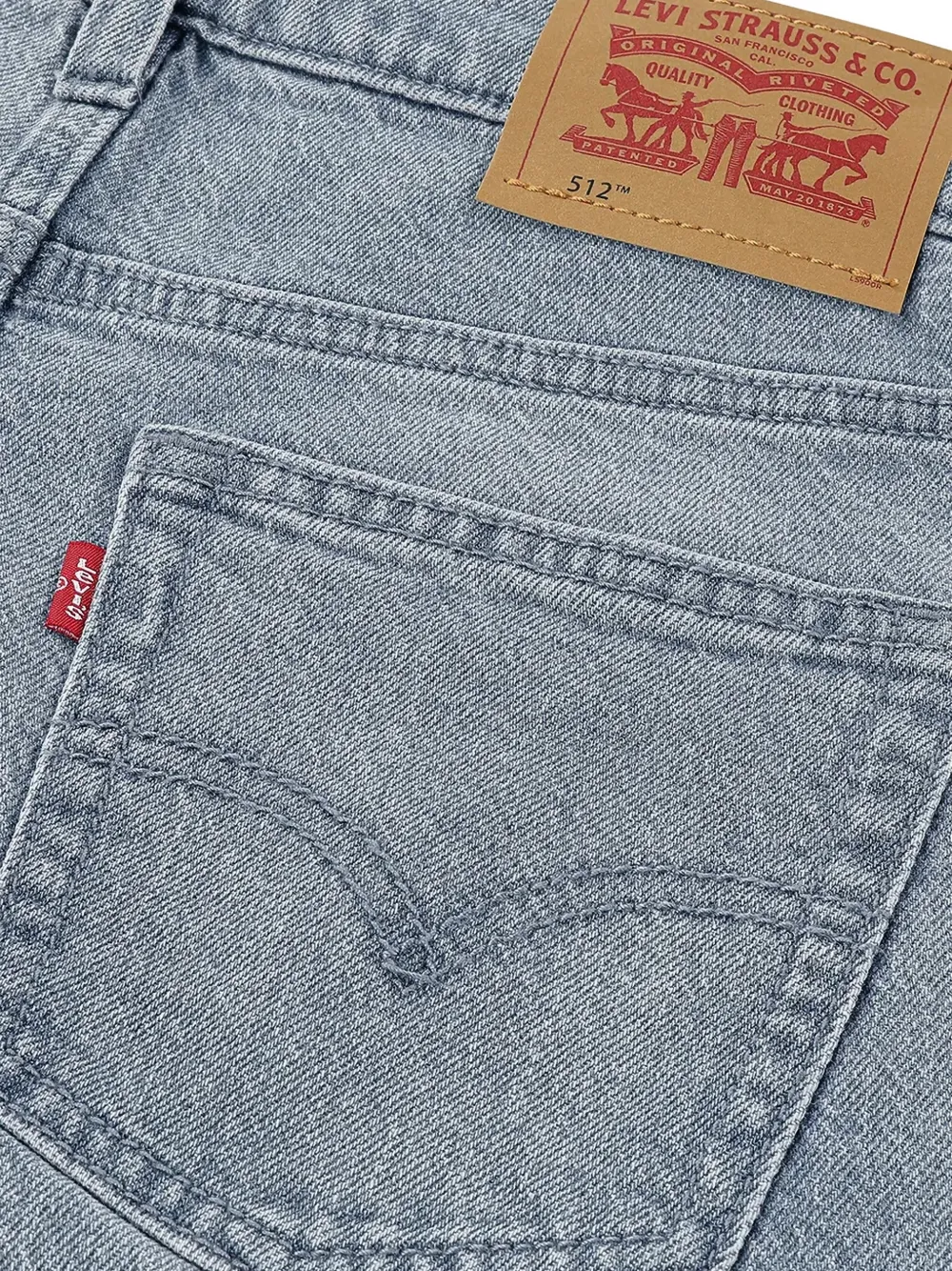 Levi's Kids 512™ slim jeans met toelopende pijpen Blauw