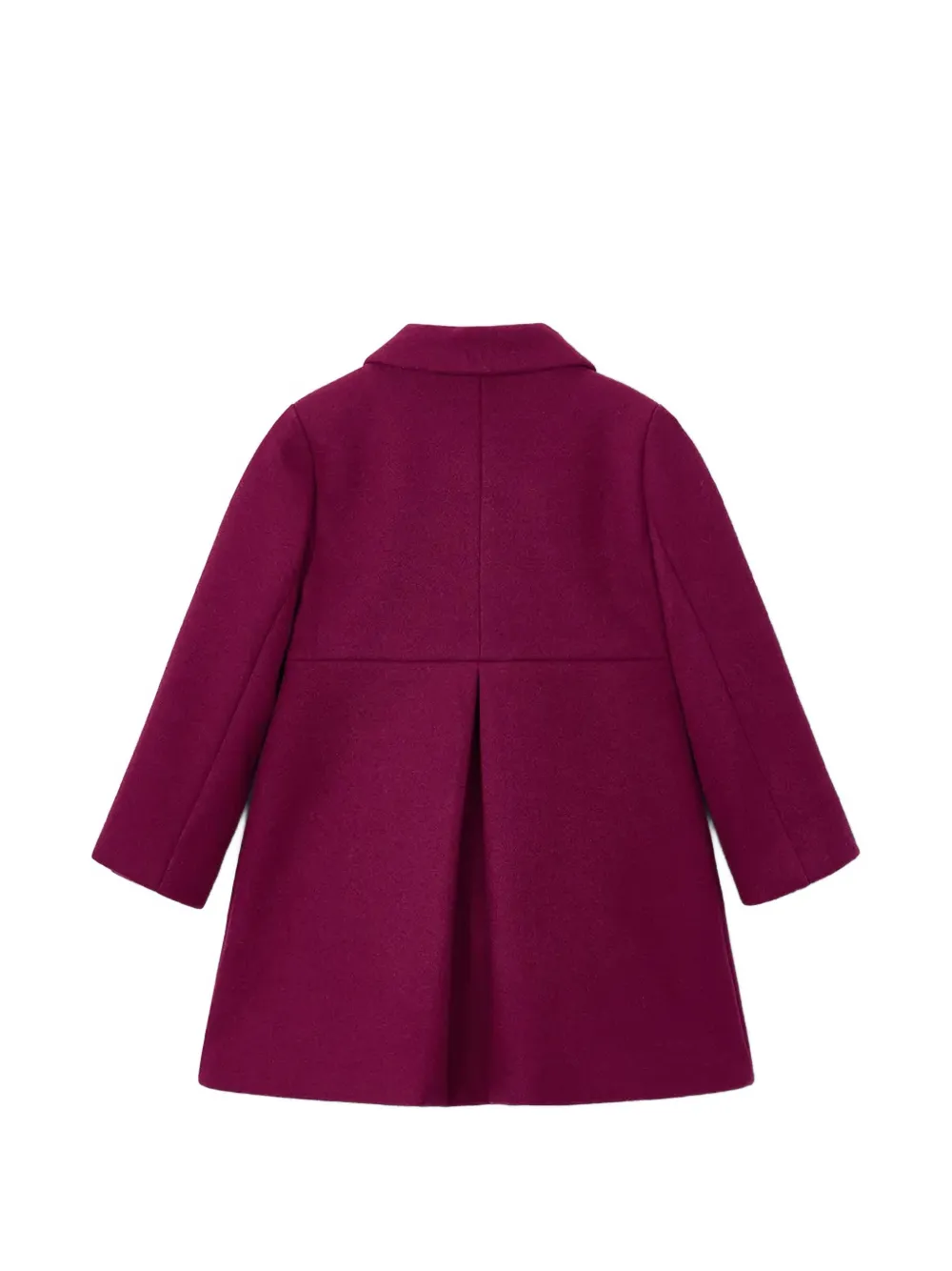 Mayoral horsebit-detail pleated coat Roze
