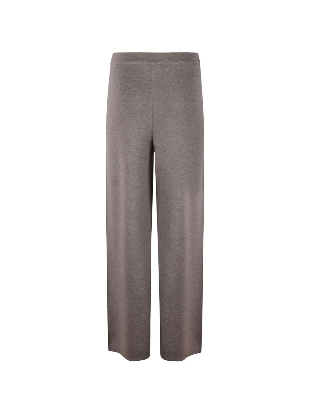 Majestic Filatures elasticated-waistband straight-leg trousers Bruin
