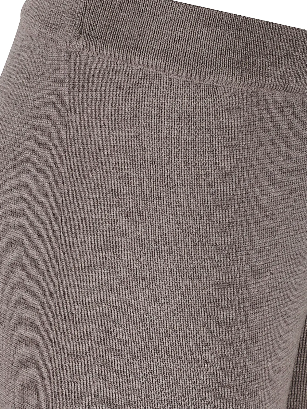 Majestic Filatures elasticated-waistband straight-leg trousers Bruin
