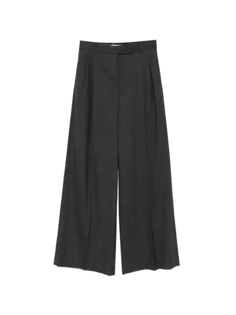 MSGM pleated wide-leg trousers