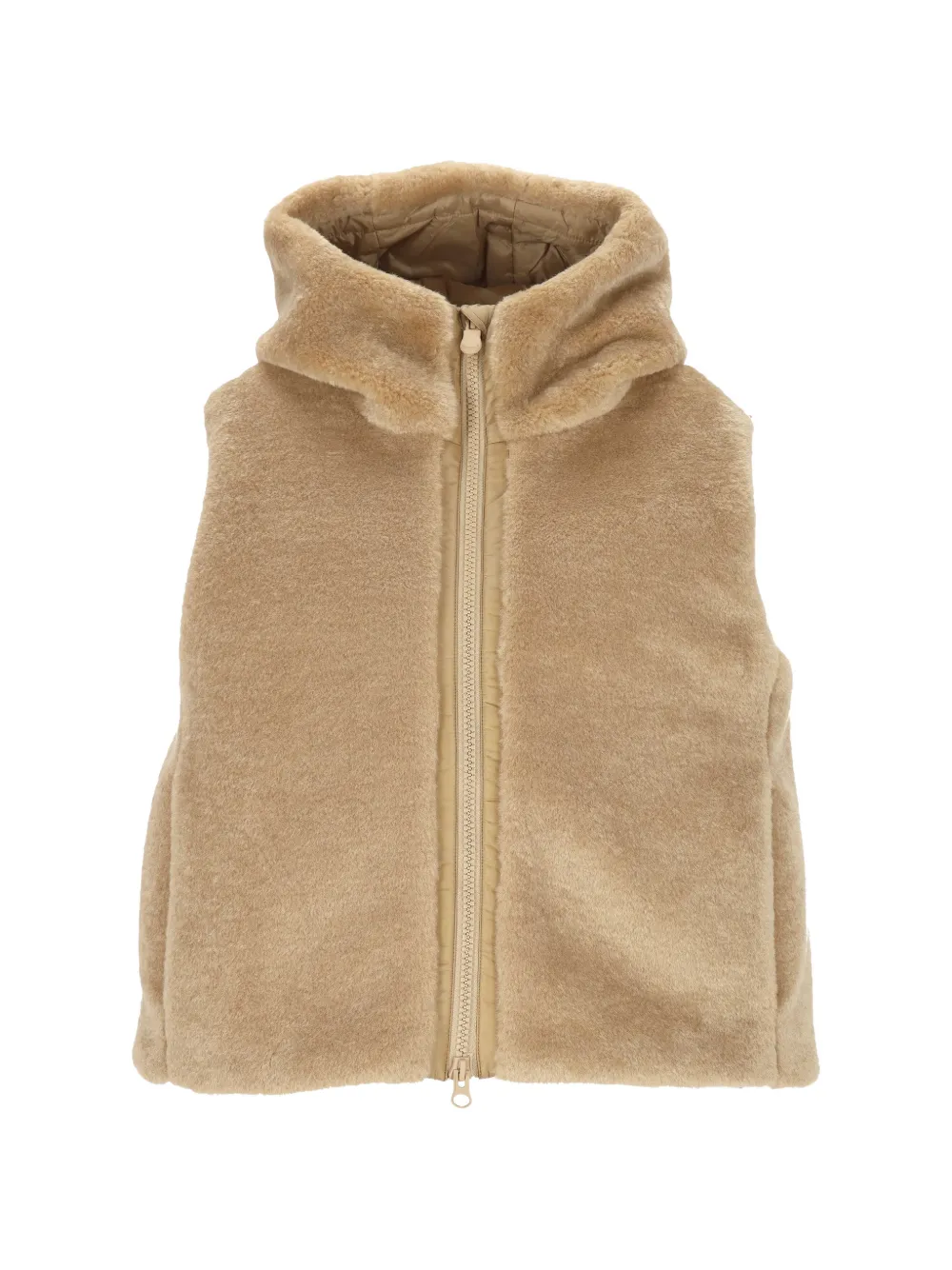 Save The Duck hooded faux-fur gilet