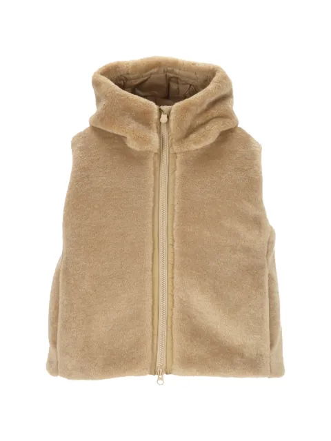 Save The Duck hooded faux-fur gilet