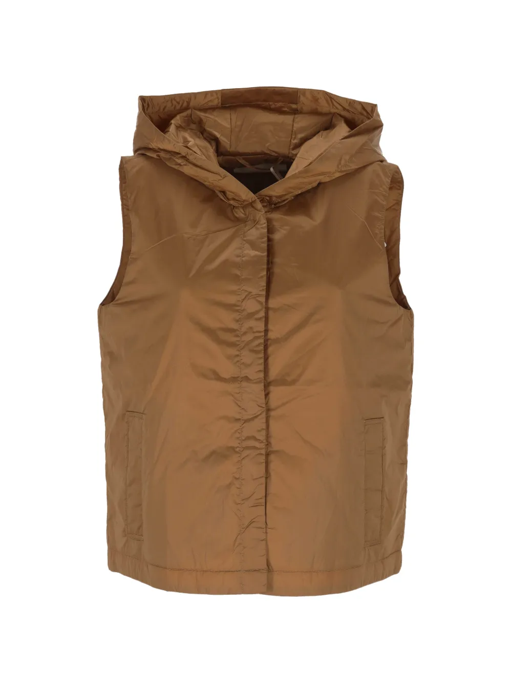 Pennyblack Hooded Sleeveless Gilet In Multi