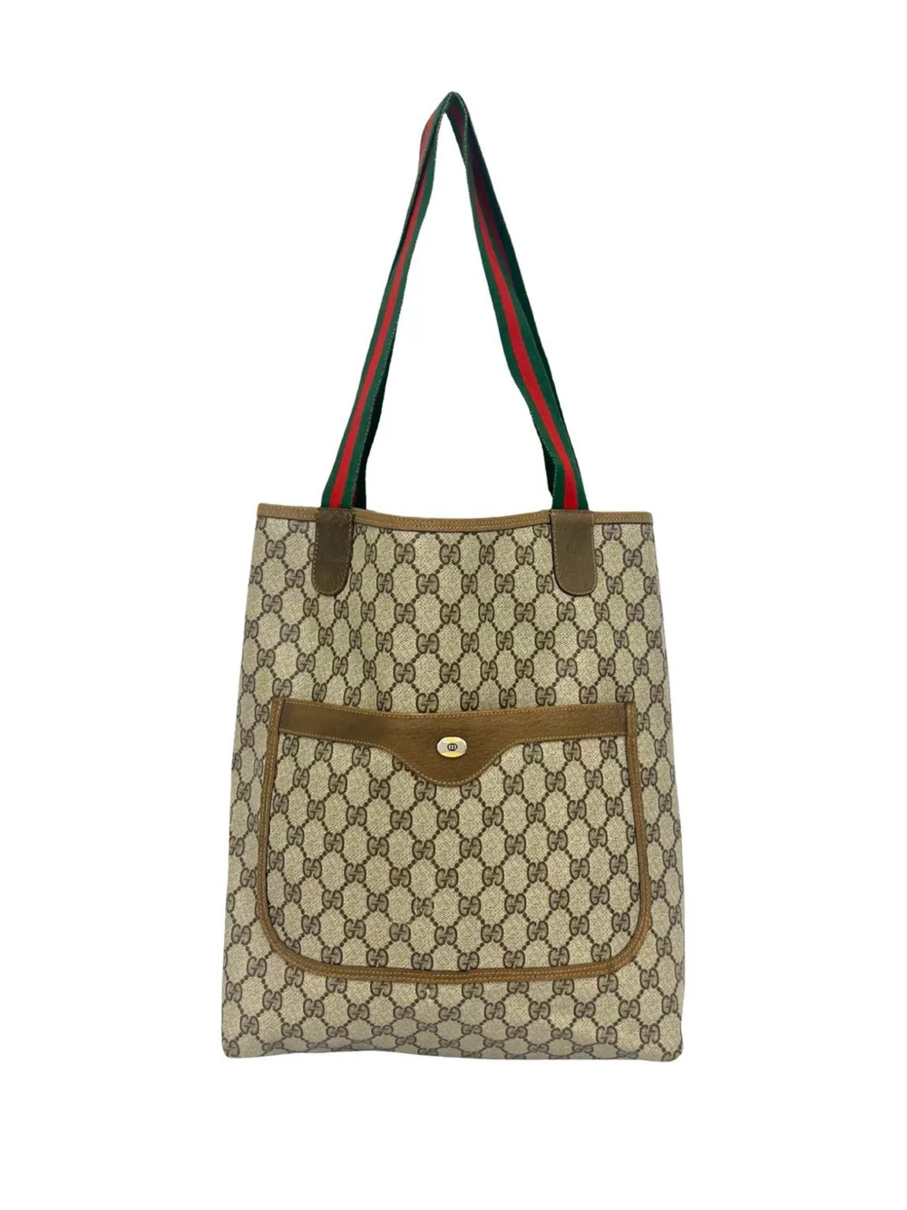 Gucci Pre-Owned 20th Century GG Supreme Web tote bag - Toni neutri