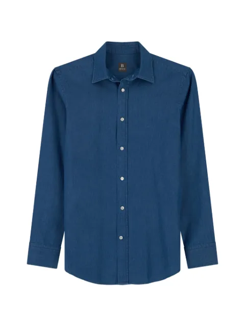 Boggi Milano shirt in cotton-denim regular-fit