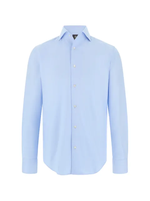 Boggi Milano shirt in cotton Dobby regular-fit