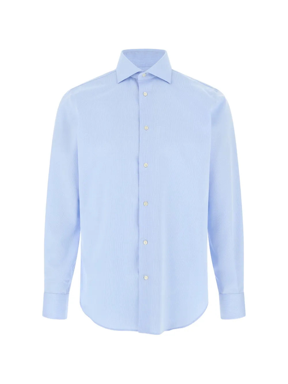 Boggi Milano checked cotton non-iron regular-fit shirt - Blu