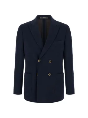 SARTORIO NAPOLI double-breasted Wool Blazer | Blue | FARFETCH