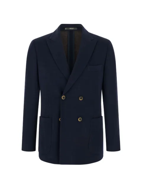 Boggi Milano Brooklyn double-breasted blazer in wool blend B Jersey