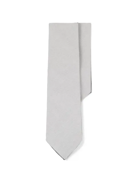 Boggi Milano formal tie jacquard structured silk