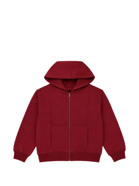 Dolce & Gabbana Kids logo-embroidered zip-up hoodie